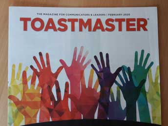 a screenshot of the Toastmasters Magazine